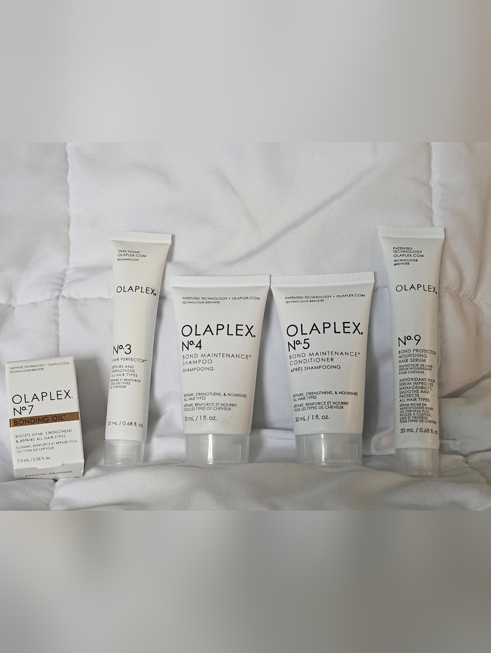 Olaplex #3-Perfector, Shampoo/ Cond #4 & #5, Bonding Oil #7, Hair Serum #9 - NEW